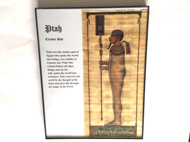 Ptah creator god of Egypt recreation